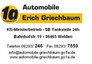 Automobile Erich Griechbaum